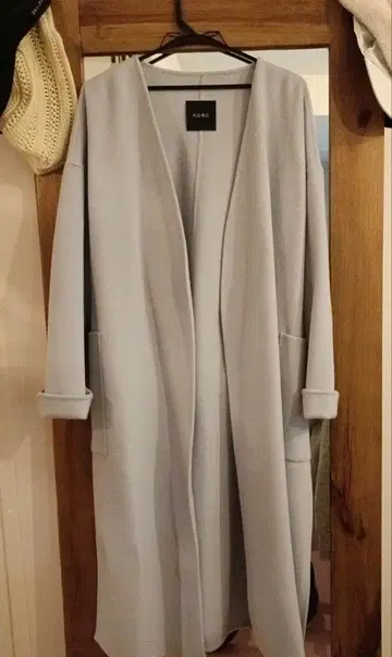 N.O.R.C 라이트 그레이 롱 코트 사이즈 1