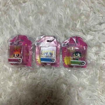 파워퍼프걸 블래스터 참 컬렉션 가챠가챠 3체 세트