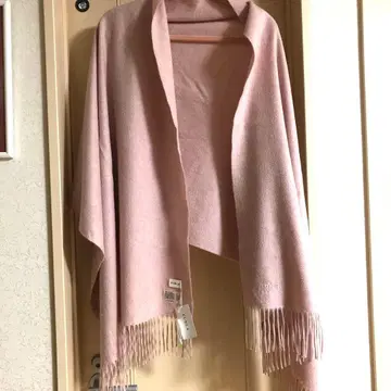 택 포함 새상품 FURLA 훌라 캐시미어 100% 초대형 폭 약 70cm