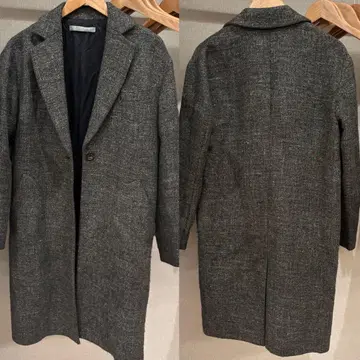 [새상품급] theory luxe 띠어리 럭스 울 x 린넨 롱 코트