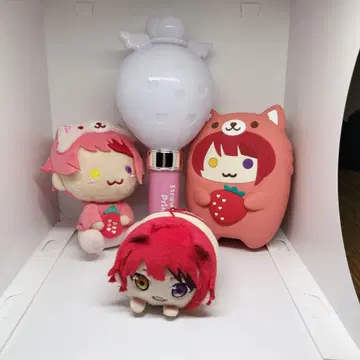 스토푸리 리이누 응원봉 봉제 인형 실리콘 파우치 모치코로링