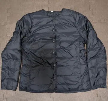 무인양품 경량 다운 노카라 자켓