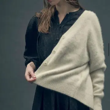 [ 새상품급 ] CEaRET FROM araara 폭스 캐시미어 가디건