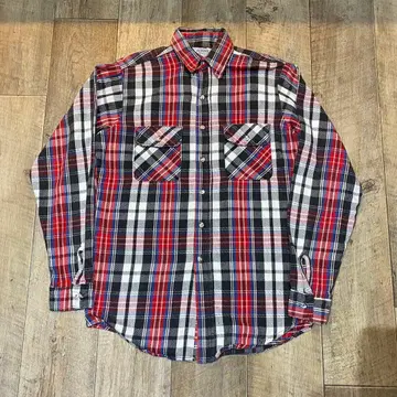 초고배색 80s five brother 플란넬 셔츠 M USA제