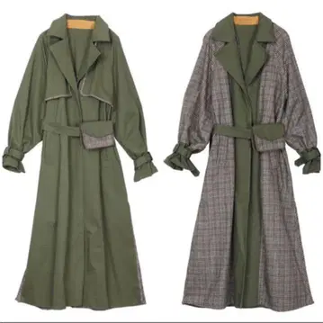 아메리 빈티지 Ameri VINTAGE 트렌치코트 카키