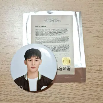 SEVENTEEN in CARAT LAND 캔뱃지 민규