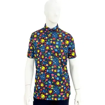 엘리트 그립 러프 워터 피케 셔츠 해피 6 패턴 화이트 L 사이즈