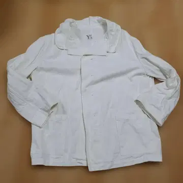 Y's 화이트 자켓 100% 코튼