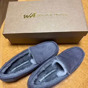 미사용 새상품 모카신 여성용 36 그레이