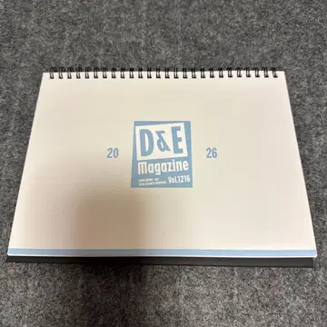 SUPER JUNIOR d&e 시그 탁상 달력
