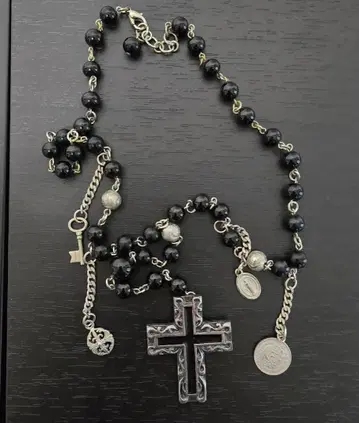 00's archive yoshiyuki konishi 로사리오 목걸이