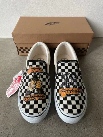Vans 슬립온 시계태엽 오렌지 새상품