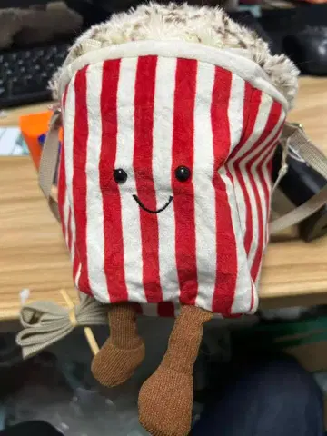 jellycat 팝콘형 숄더백