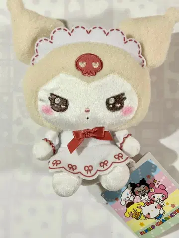 말랑귀염 산리오 캐릭터즈 봉제 인형 숏 케이크 쿠로미