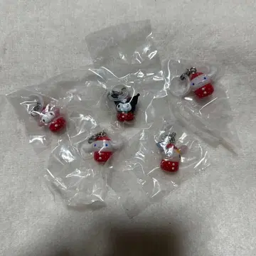 산리오 딸기 메지루시 액세서리 5개 세트