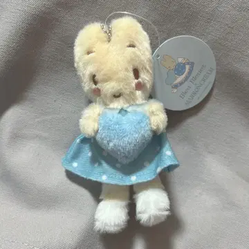 마론크림 블루블루에 콜라보 봉제 인형 키링 산리오