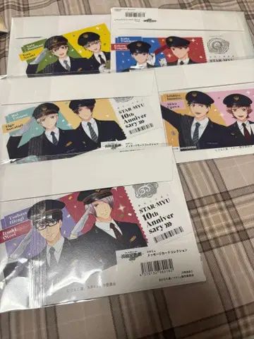 스타뮤 메세카 메시지 카드 JR 도카이 최애 여행 세미 컴프 세트