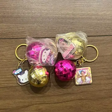 맛켄 삼바 헬로키티 미러볼 포함 키링