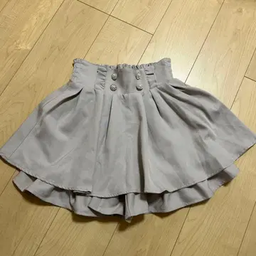 NOEMIE 허리 프릴 치마바지 핑크