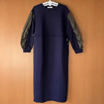 새상품 DOUDOU 허리 드로스트 원피스