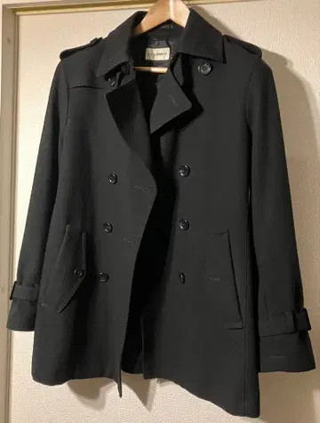 LES MUES 피 코트 블랙 M 사이즈