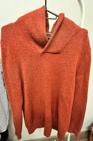 BANANA REPUBLIC 오렌지 하이넥 스웨터 M