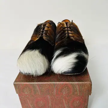 ETRO 에트로 송치 가죽 레이스업 슈즈 40