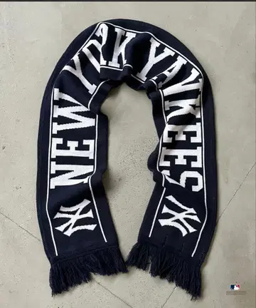 Perushu MLB 자카드 니트 머플러 남성 머플러