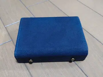 폴리에노 상자형 천연 가죽 미니 지갑 그린 짙은 녹색 밀레폴리에 스타일