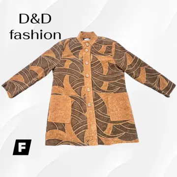 미사용 새상품 D&D Fashion 코트 여성용 브라운 F