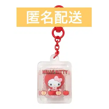 후르츠 디자인 키티 빨간 사과