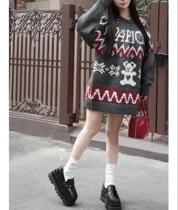 노르딕 베어 니트 풀오버 다리치 Darich