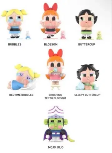 POPMART CRYBABY 파워퍼프걸 시리즈