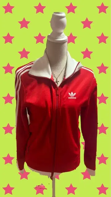 adidas 집업 저리 레드