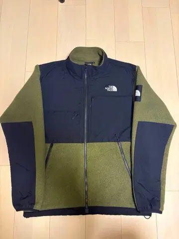 THE NORTH FACE 플리스 자켓 올리브 그린/블랙
