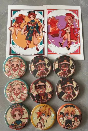 지박소년 하나코 군 마루이 금붕어 캔뱃지 엽서