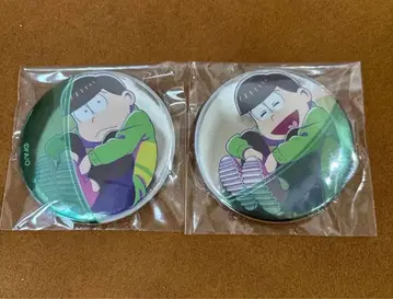 오소마츠 6쌍둥이 쵸로마츠 애니카프 캔뱃지 2개 세트