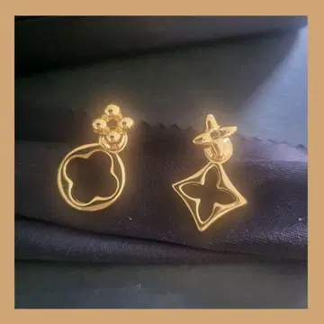 [ 인기 상품 ] [ 재입고 ] [ 새상품 ] 플라워 모티브 귀걸이 골드