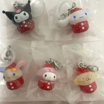 산리오 딸기 메지루시 액세서리 마이멜로디 쿠로미 시나몬 푸딩 우사하나