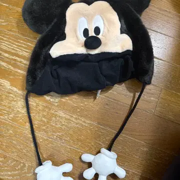 미키마우스 플리스 모자