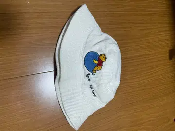 푸우 코듀로이 자수 버킷햇 디즈니랜드 디즈니씨