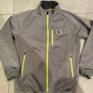 캘러웨이 플리스 자켓 그레이 x 라임 그린