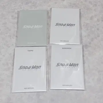 SnowMan 팝업 포토 카드