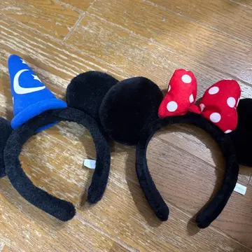 미키 미니 귀 머리띠 세트