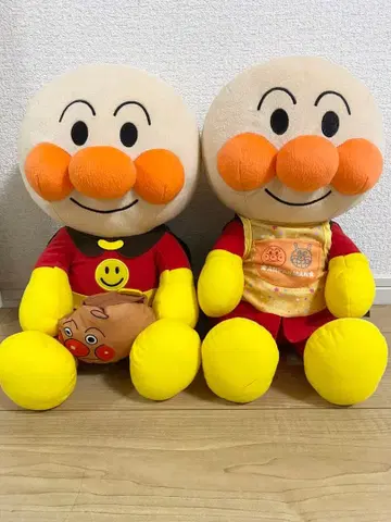 호빵맨 봉제 인형 2체 세트