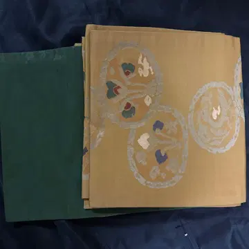 베이지 꽃 무늬 오비