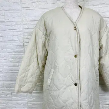 피아체레 퀼팅 코트 V넥 보아 프리 사이즈 [ 2760-19 ]