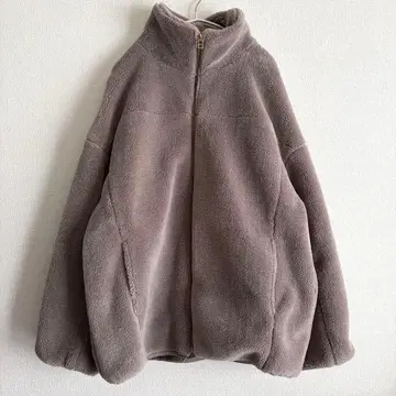 깔끔한 보아 스탠드 블루종 WEB 한정 컬러 그레이