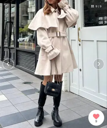 INGNI 스텐카라 코트 베이지