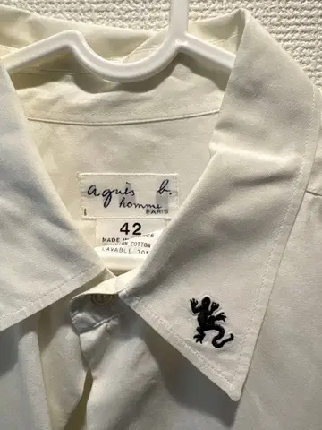 agnis b. 화이트 긴팔 셔츠 42